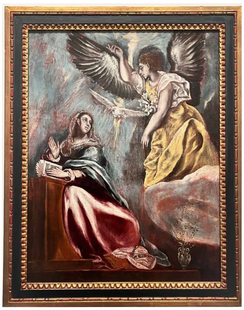 La anunciación, 1600 Deménikos Theotokópoulos, El Greco