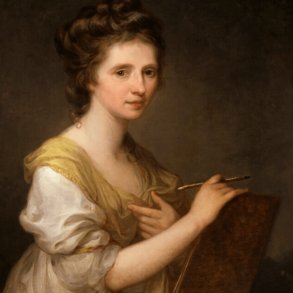 Angelica Kauffmann (1775) Self - portrait © National Portrait Gallery, London