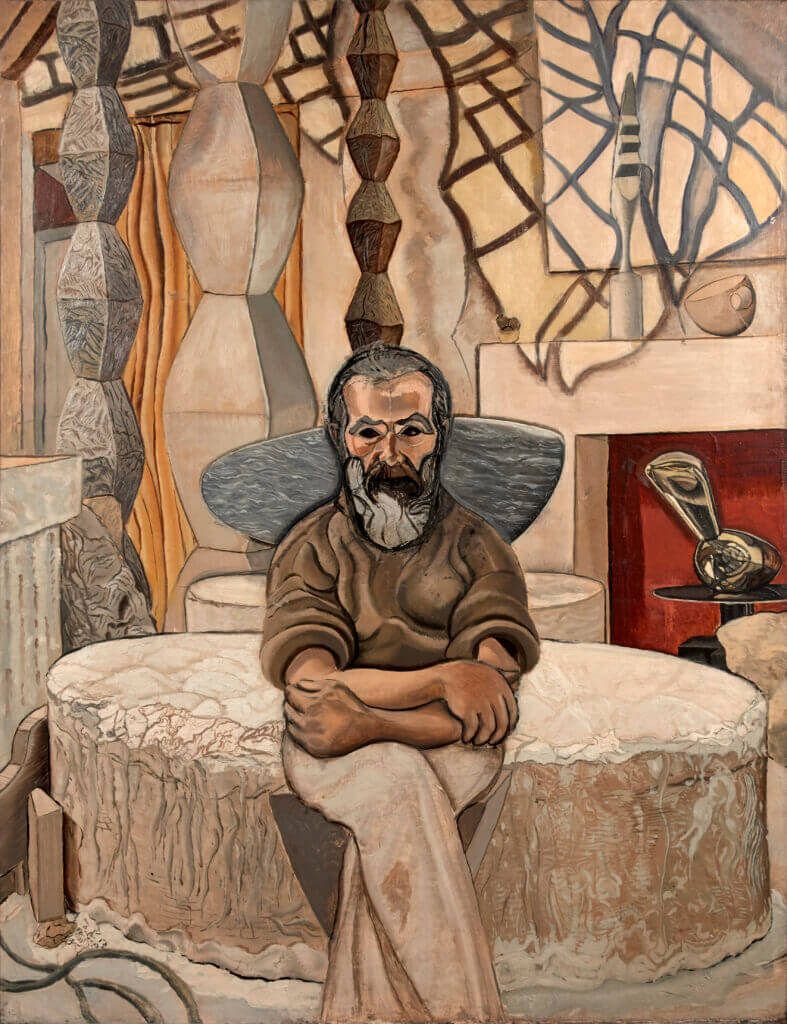 Anne Harvey (1934) Portrait of Brancusi © Steven Harvey Fine Art Project