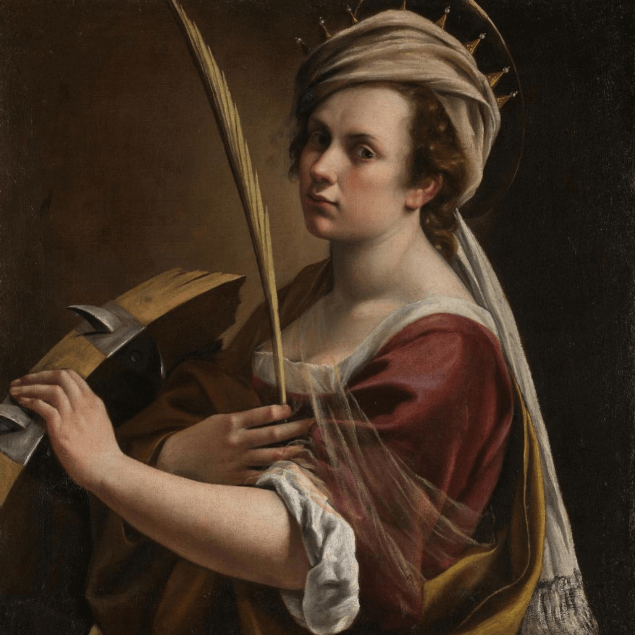 Artemisia Gentileschi | Self Portrait as Saint Catherine of Alexandria © National Gallery