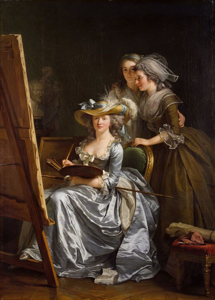 Adélaïde Labille-Guiard (1785) Autorretrato con dos alumnas © The Metropolitan Museum of Art